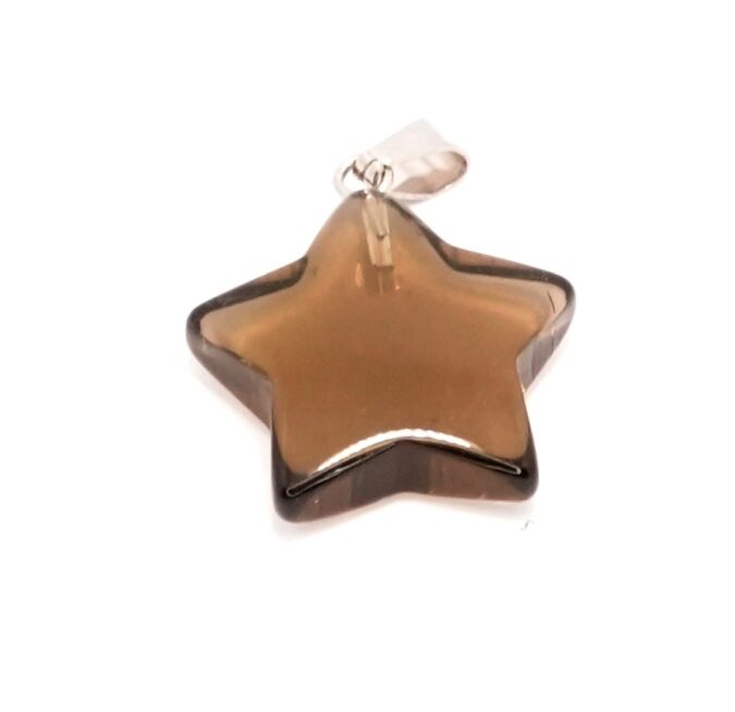 Smoky Quartz Star Pendant