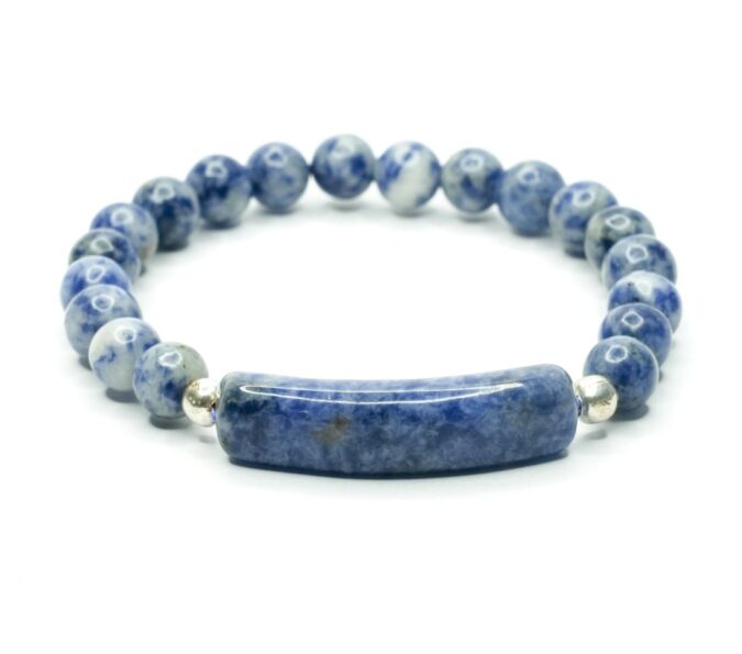 Sodalite Energy Curve Bracelet