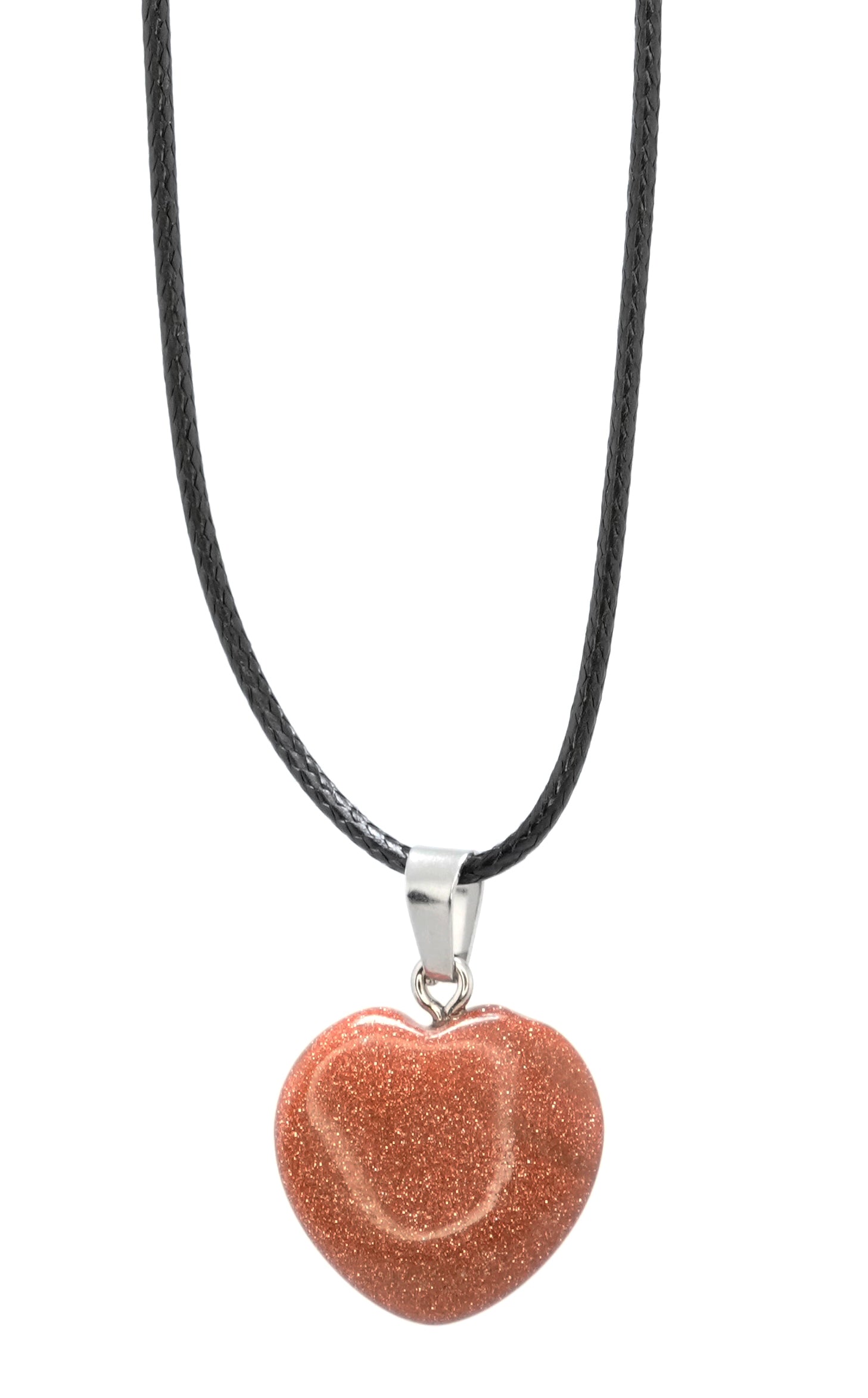 Sunstone Heart Pendant