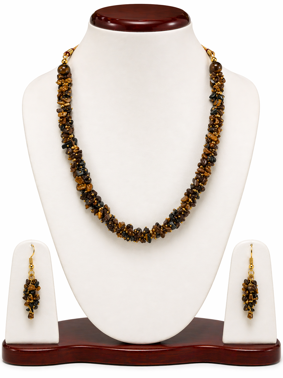 Tiger`s Eye Mala Set