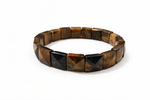 Tiger's eye Pyramid Bracelet