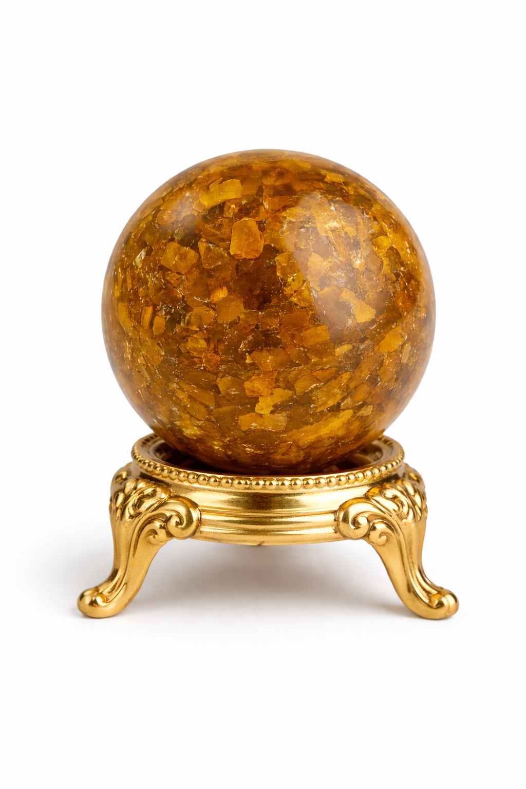 Tiger's Eye Orgone Sphere