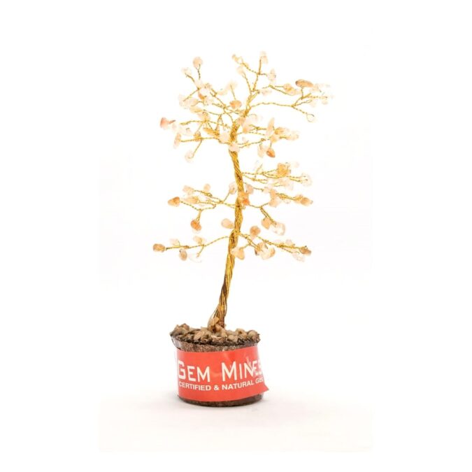 Citrine Golden Wire Tree