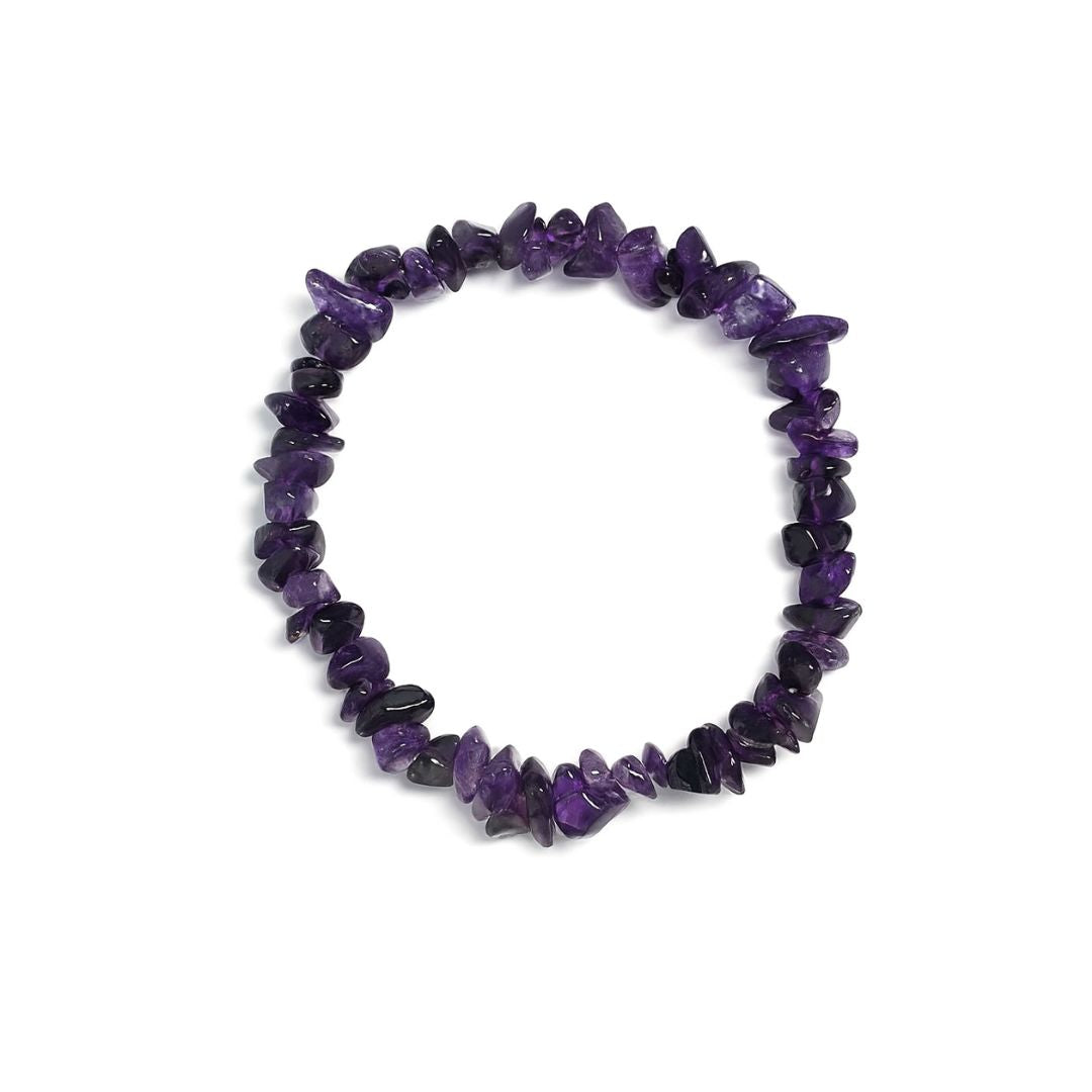 Amethyst Chip Bracelet