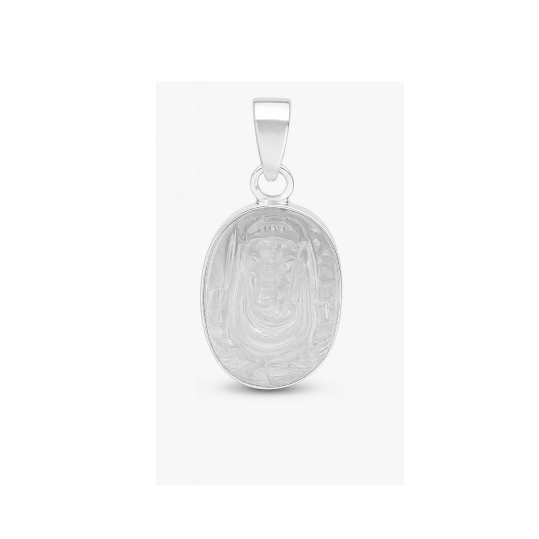 Natural Sphatik Ganesh Ji Pendant
