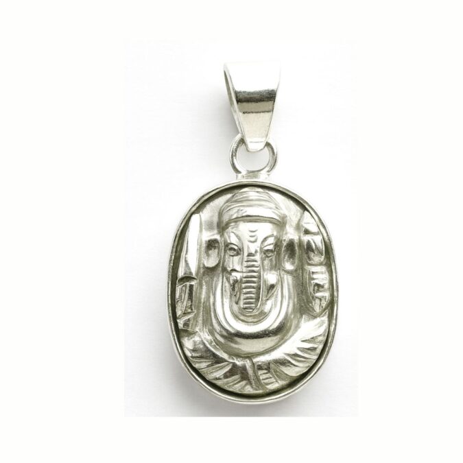 Ganesh ji Pyrite pendant