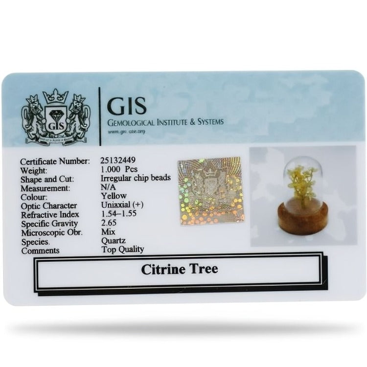 Citrine Glass Tree