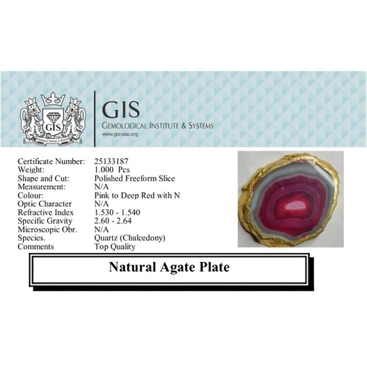 Pink Agate Slice