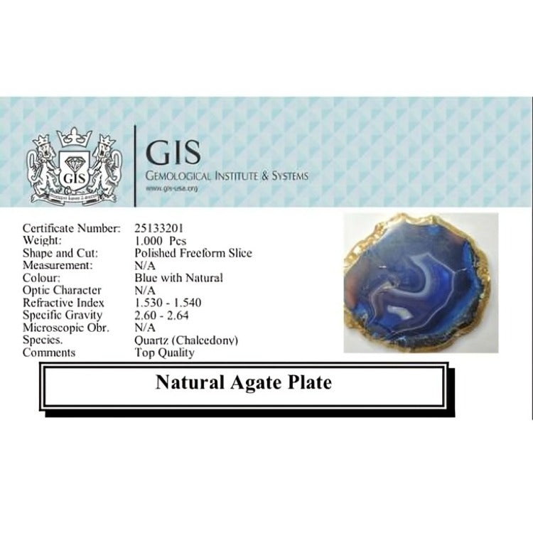 Sky Blue Agate Slice
