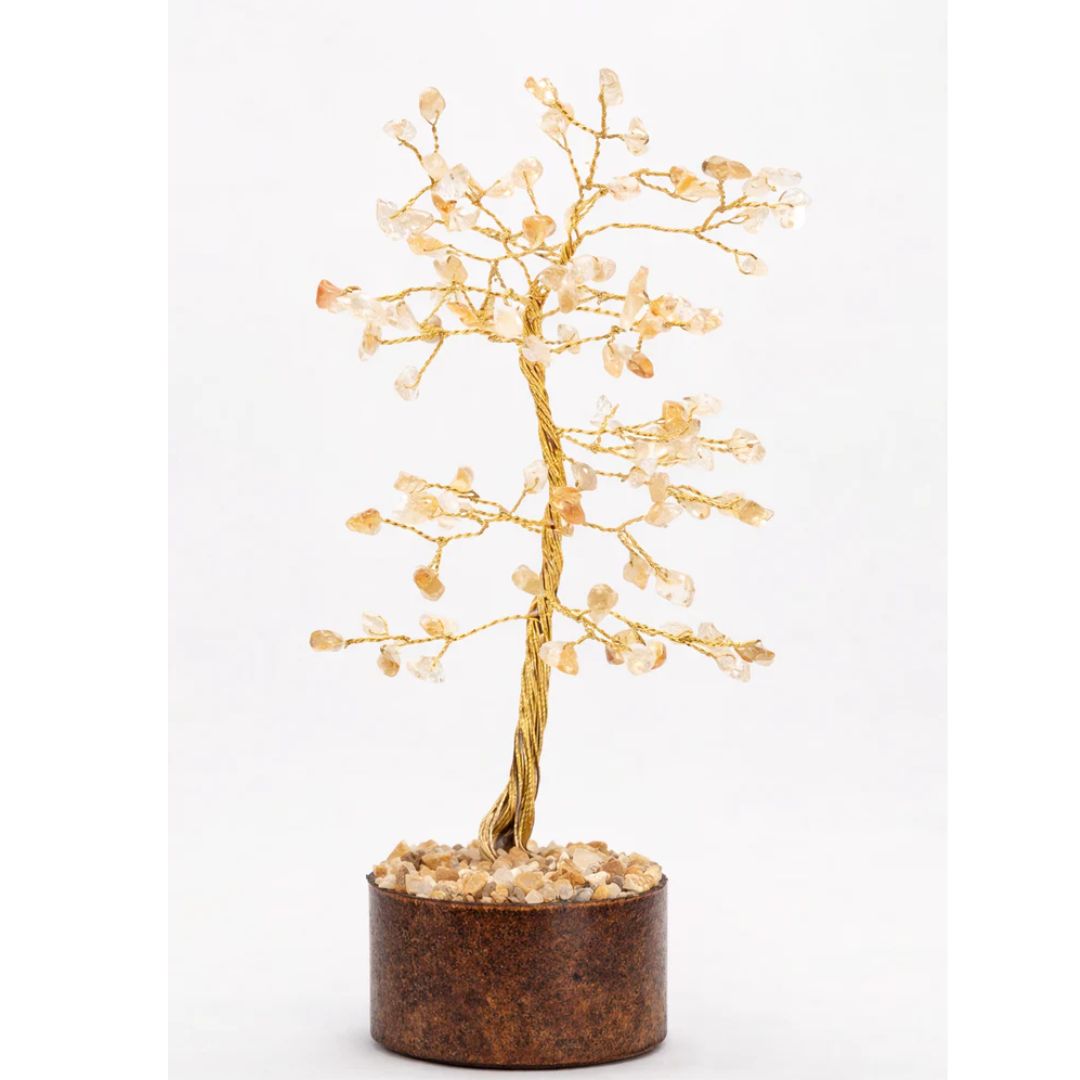 Citrine Golden Wire Tree