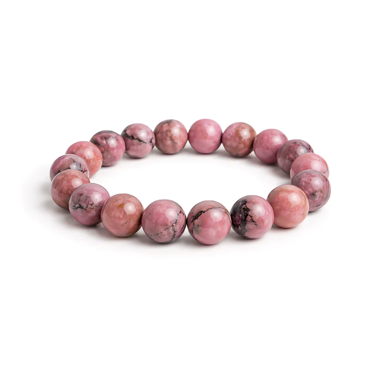 Rhodonite 12 mm Bracelet