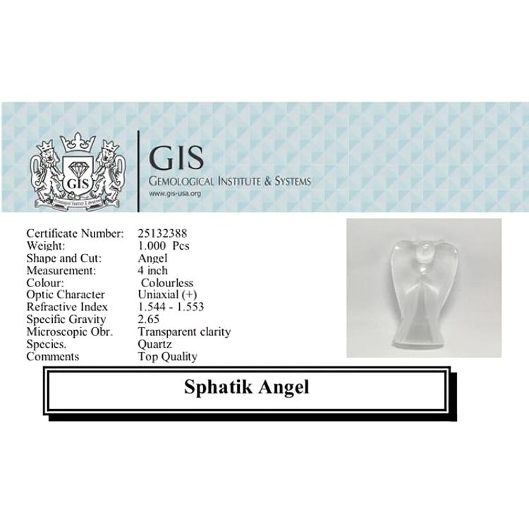 Sphatik Angel 4.5 inch