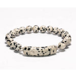 Dalmatian Jasper Energy Curve Bracelet