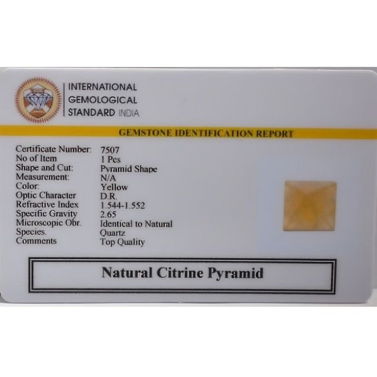 Citrine Pyramid