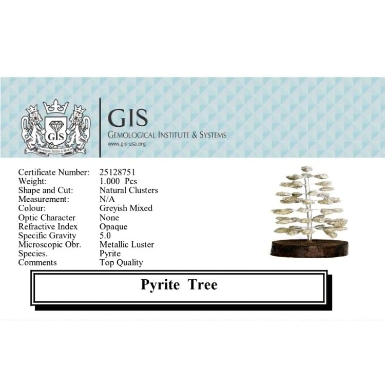 Pyrite Silver Wire Tree