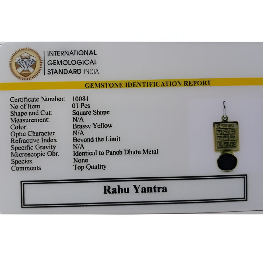 Rahu Yantra