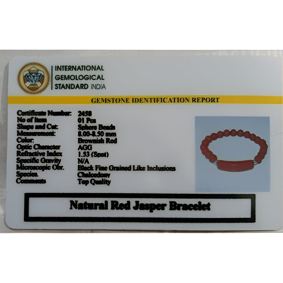 Red Jasper Energy Curve Bracelet