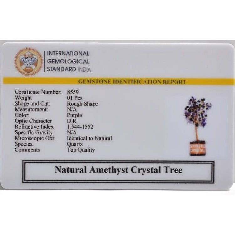 Amethyst Golden Wire Tree