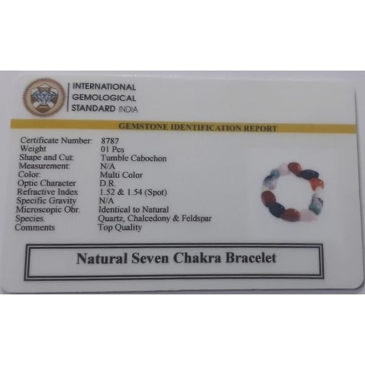 Seven Chakra Tumble Bracelet