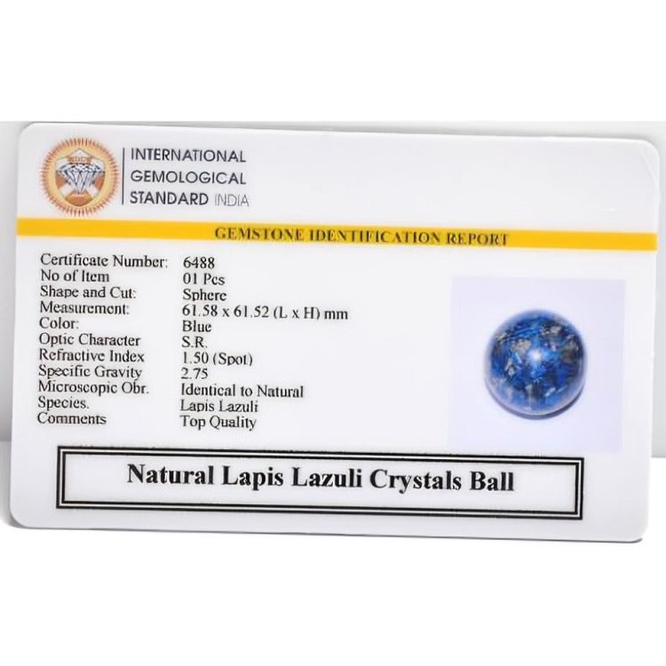 Lapis Lazuli  Sphere