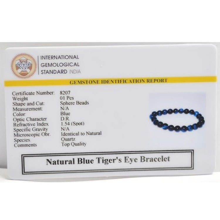 Blue Tiger's Eye Bracelet