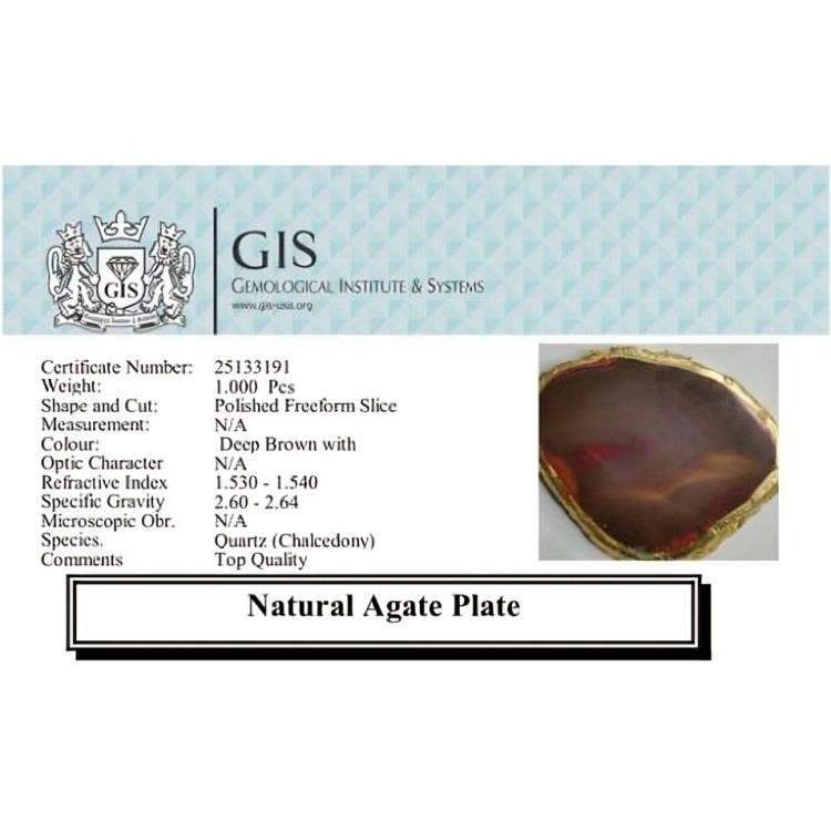 Orange Agate Slice