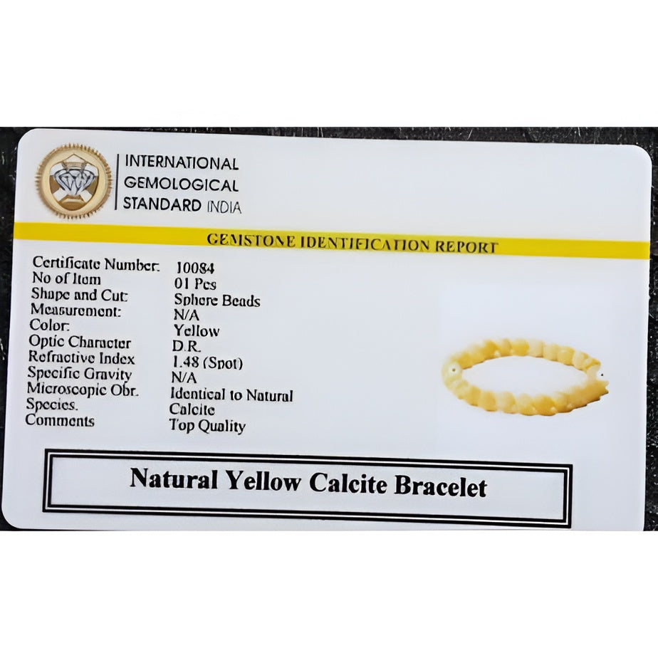 Yellow Calcite Bracelet