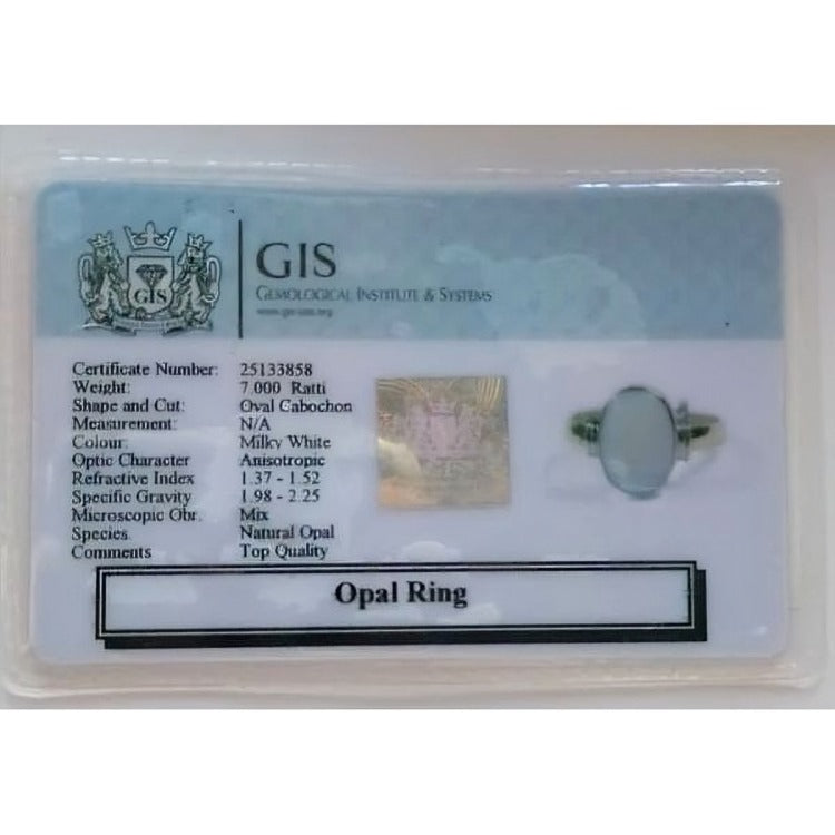 Natural Opal Ring (7 Ratti)