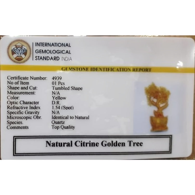 Citrine Golden Branch Tree