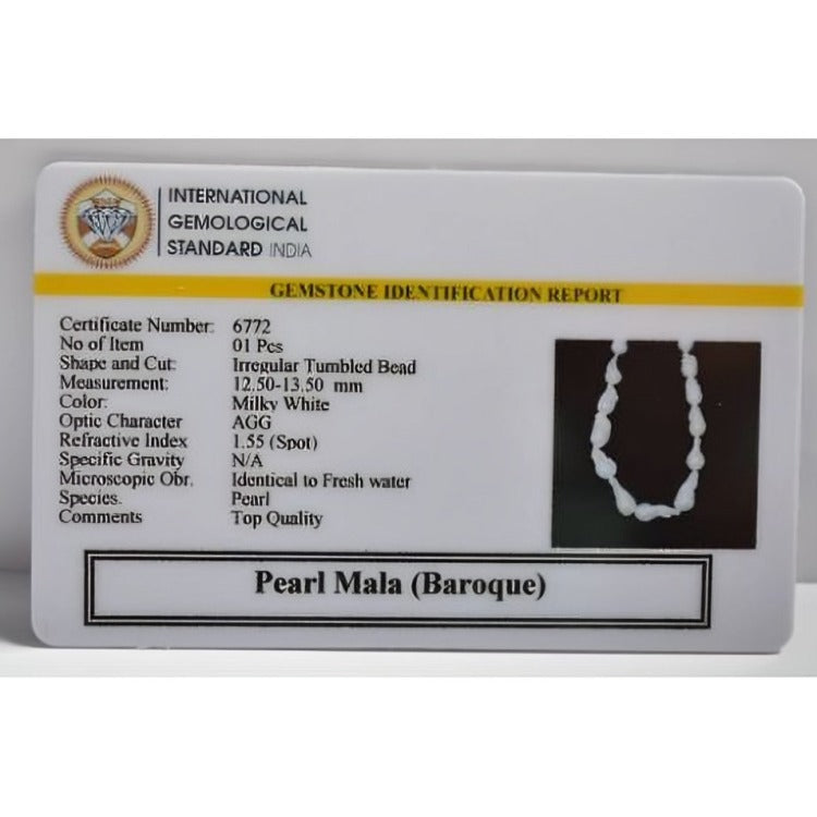 Shell Pearl Mala (Off-White Color)