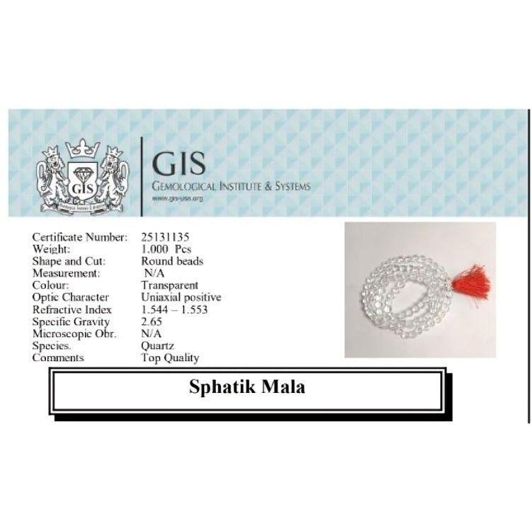 Sphatik Jaap Mala (108+1)