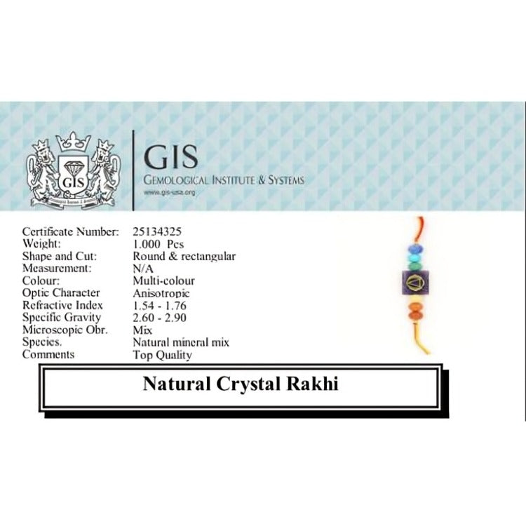 Natural Amethyst Crystal Rakhi