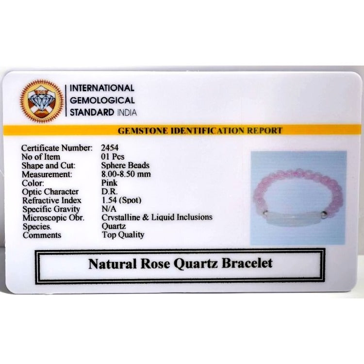 Rose Quartz Energy Curve Bracelet