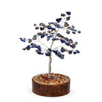 Sodalite Silver Wire Tree