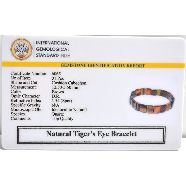 Tiger's Eye Square Bracelet