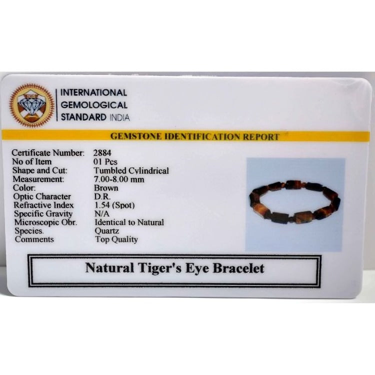 Tiger's Eye Rectangular Bracelet