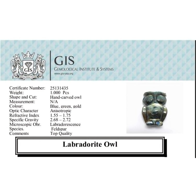 Labradorite Owl