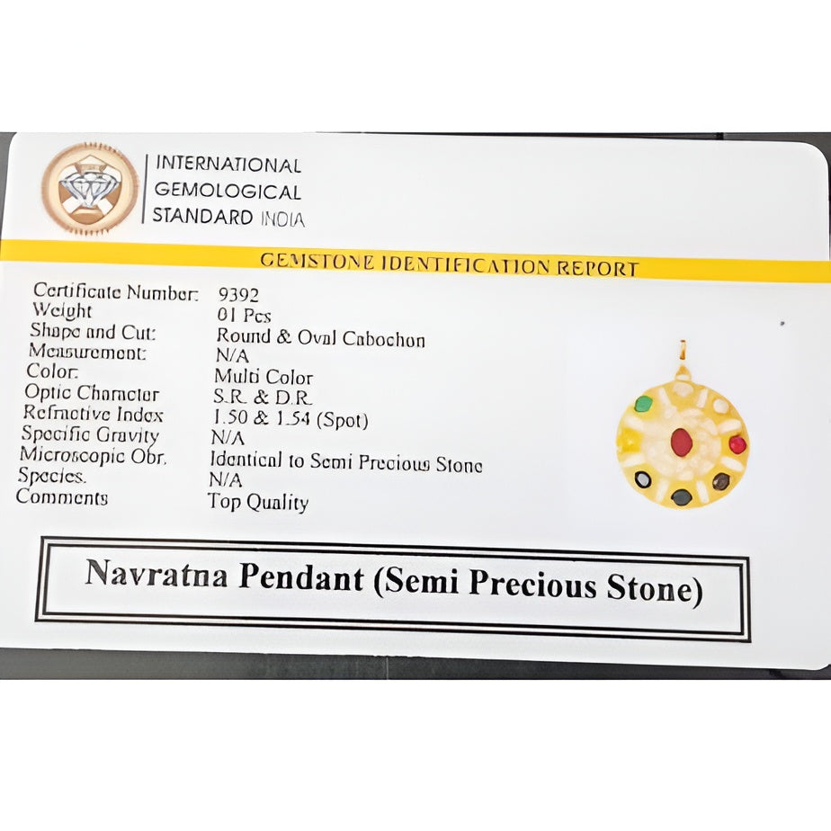 Navratan Pendant