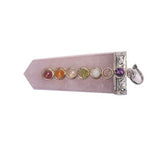 7 Chakra Pencil Bonded Tower for Reiki Healing
