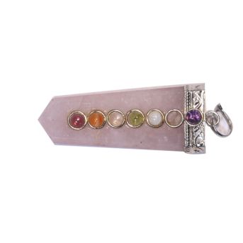 7 Chakra Pencil Bonded Tower for Reiki Healing