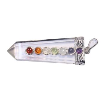 7 Chakra Pencil Bonded Tower for Reiki Healing