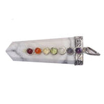 7 Chakra Pencil Bonded Tower for Reiki Healing
