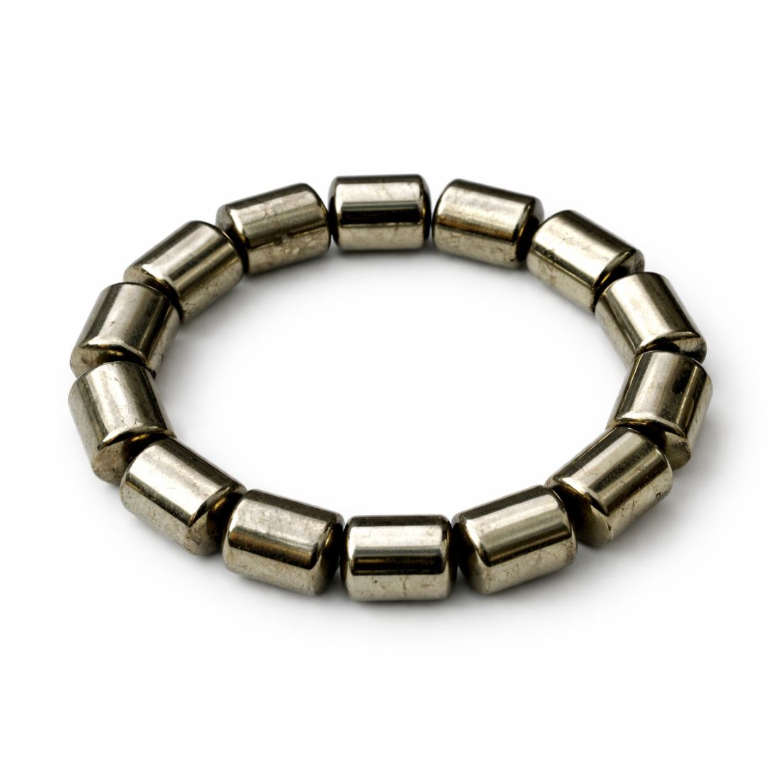 Pyrite Pipe Bracelet