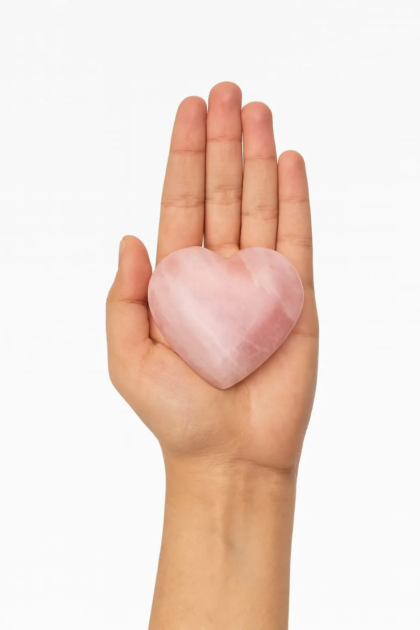 Rose Quartz Heart stone