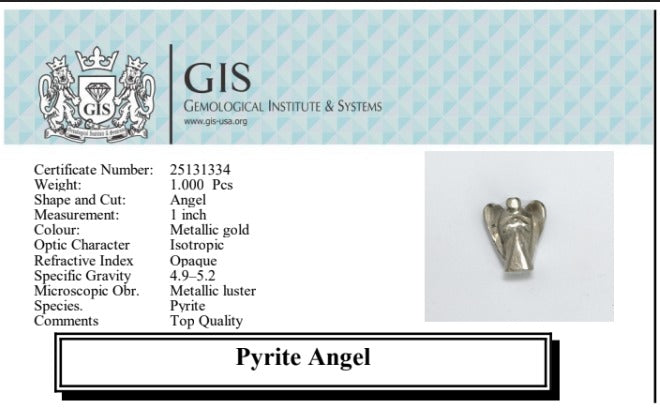 Pyrite Angel (1 Inch)