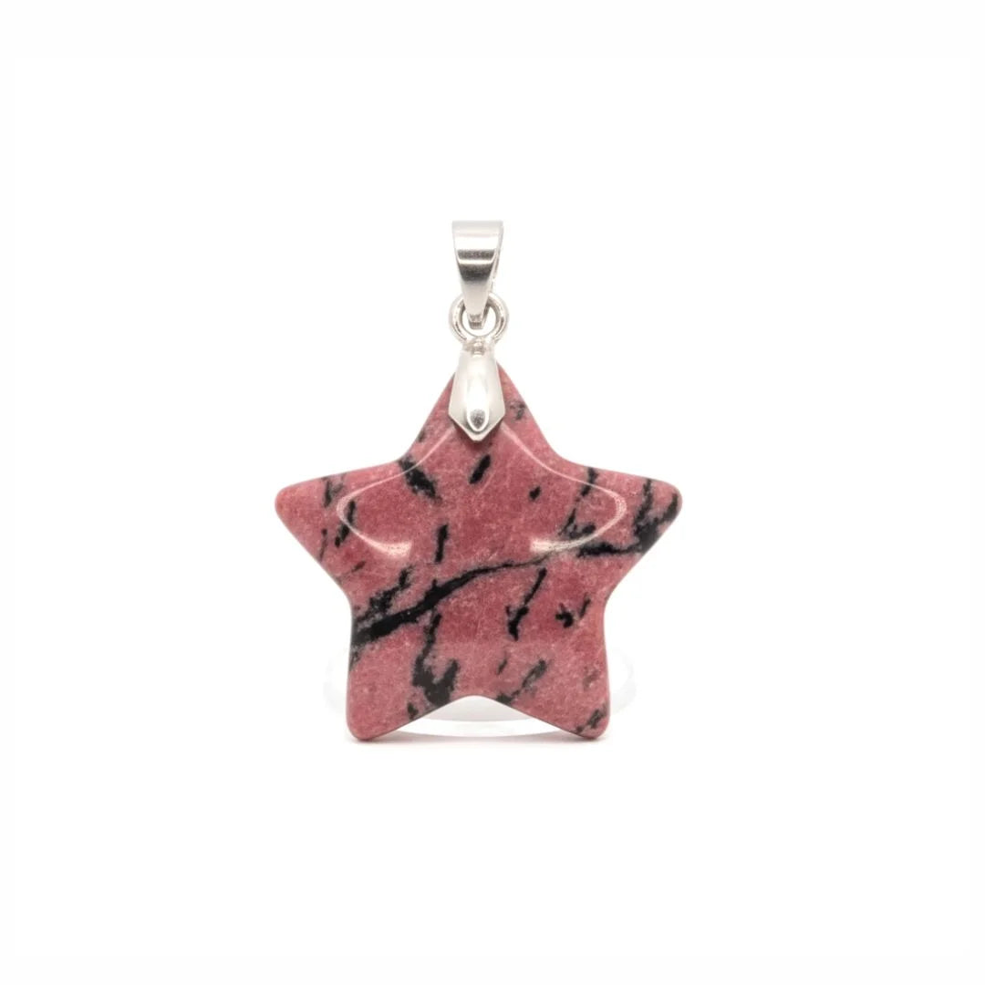 Rhodonite Star Pendant