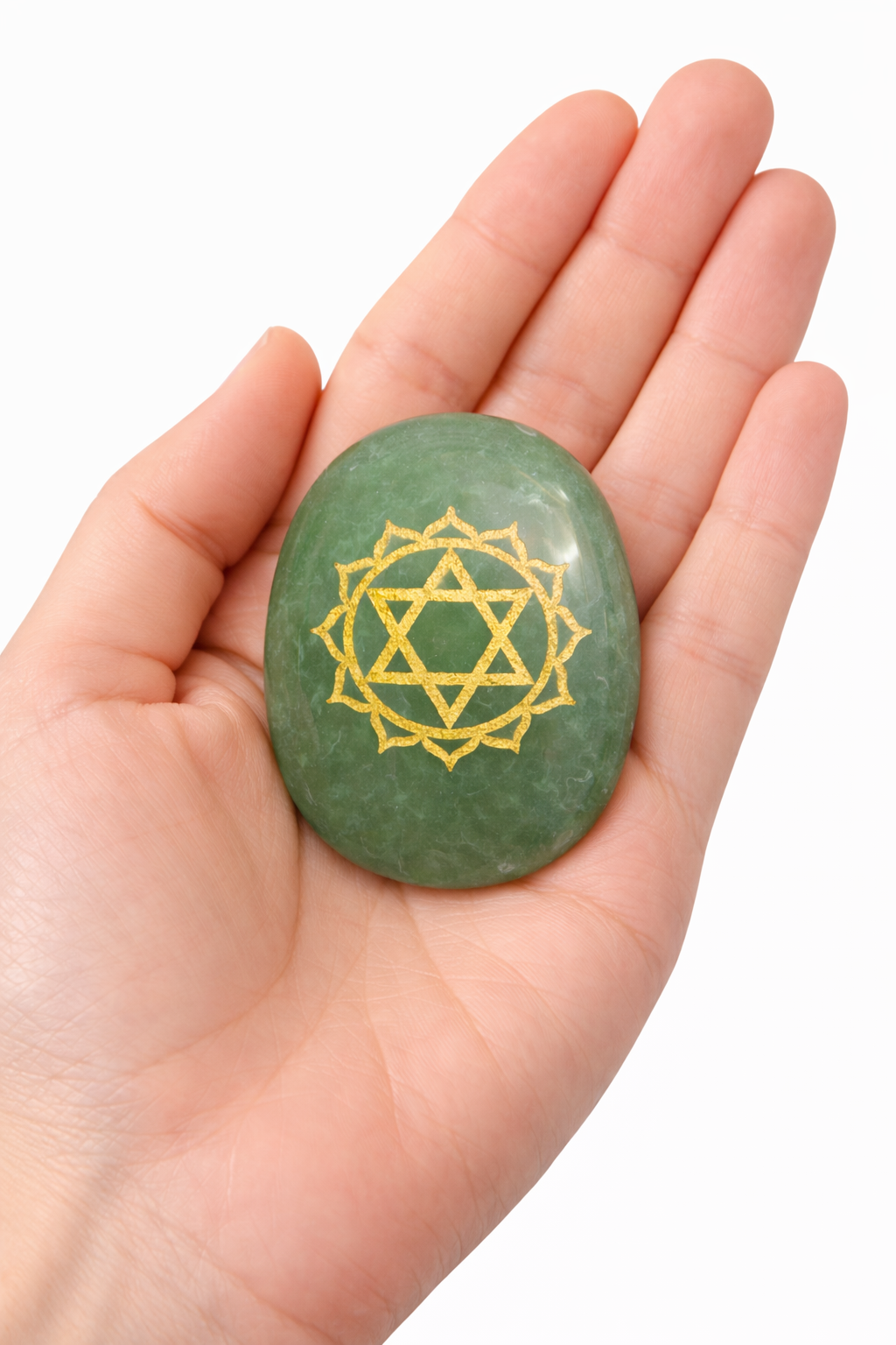 Green Aventurine Zibu Coin