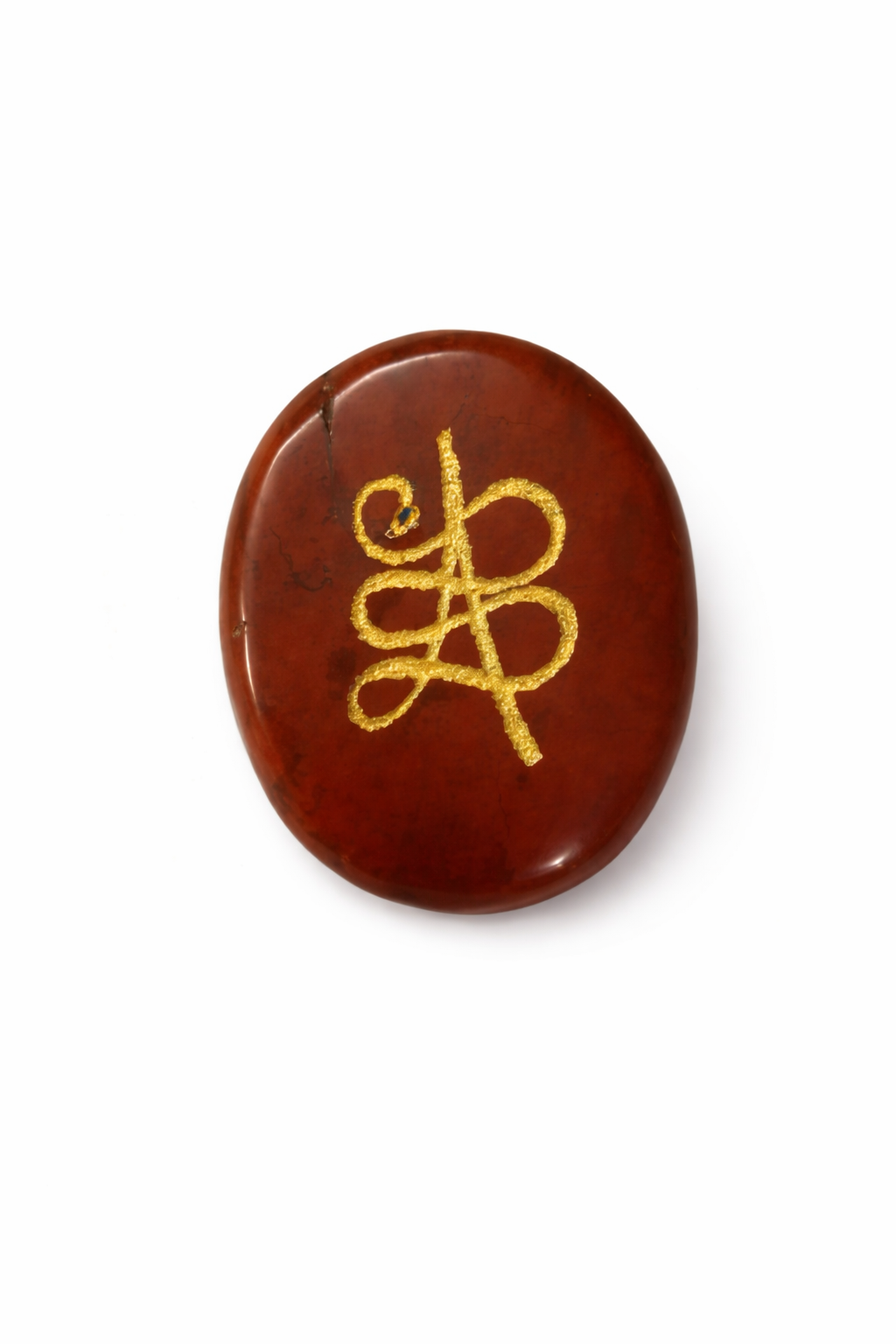 Red Jasper Zibu Coin