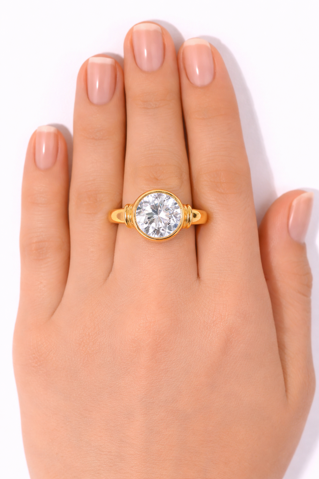 Natural Certified Zircon Ring