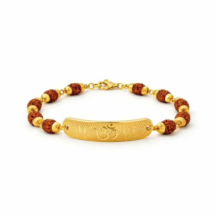 OM Rudraksha  Bracelet